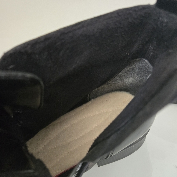 REMONTE Patent Leather Ankle Booties - Blue /Silver Camo,Mirrored Plates. 6.5-7 - Picture 12 of 14